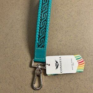 Consuela Turquoise Playa Aztec wristlet strap